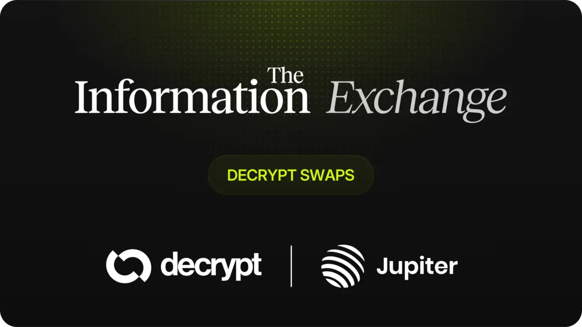 Decrypt Partners With Jupiter to Launch Integrated Trading Directly Within News Feed