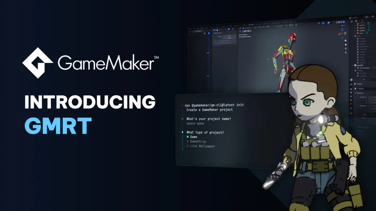 GameMaker Announces Free Commercial Access to Next-Generation Runtime (GMRT) Starting 2027